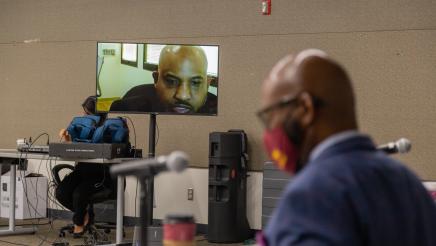 Testimony being provided remotely via TV