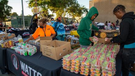 Food items for distribution to attendees