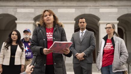  Moms Demand Action representative speaking