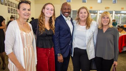 Group photo of Asm. Gipson with attendees