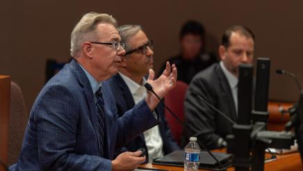 Three witnesses, one providing testimony