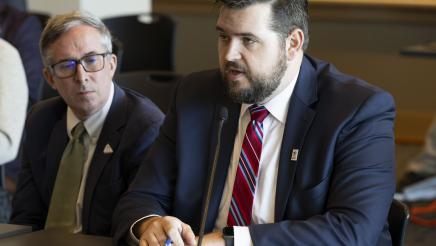 Kyle Burleson (Amer Waterways Operators Ports), speaking