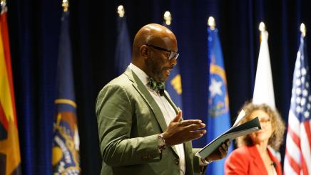 Asm. Gipson presenting 