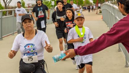 Gatorade being handed out to run participants